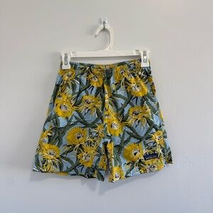 Rare vintage Patagonia sunflower baggies size XS